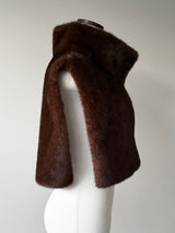 MINK LIKE NECK WARMER VEST