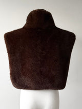 MINK LIKE NECK WARMER VEST