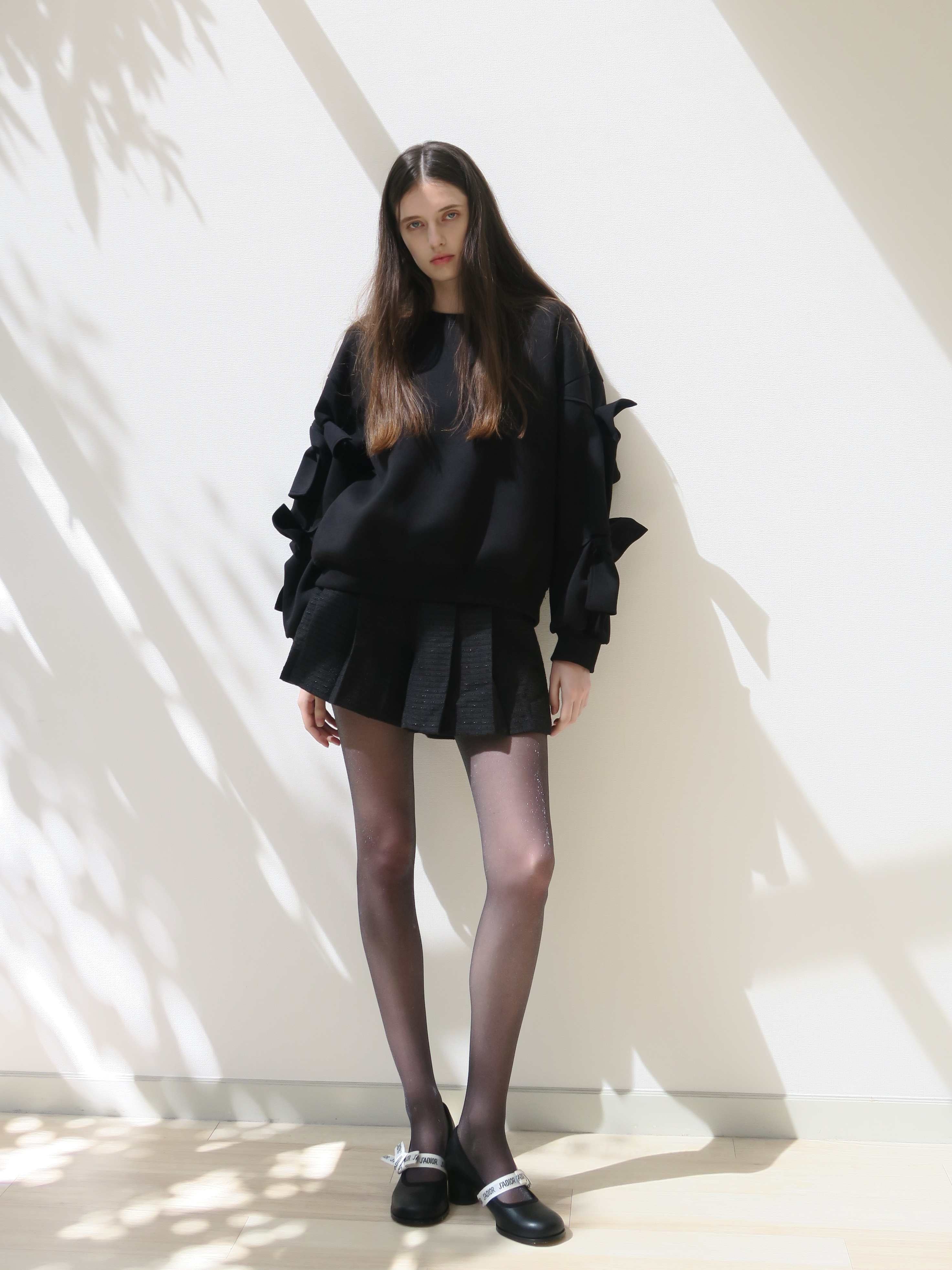 ribbon sleeve sweat – AMOMMA