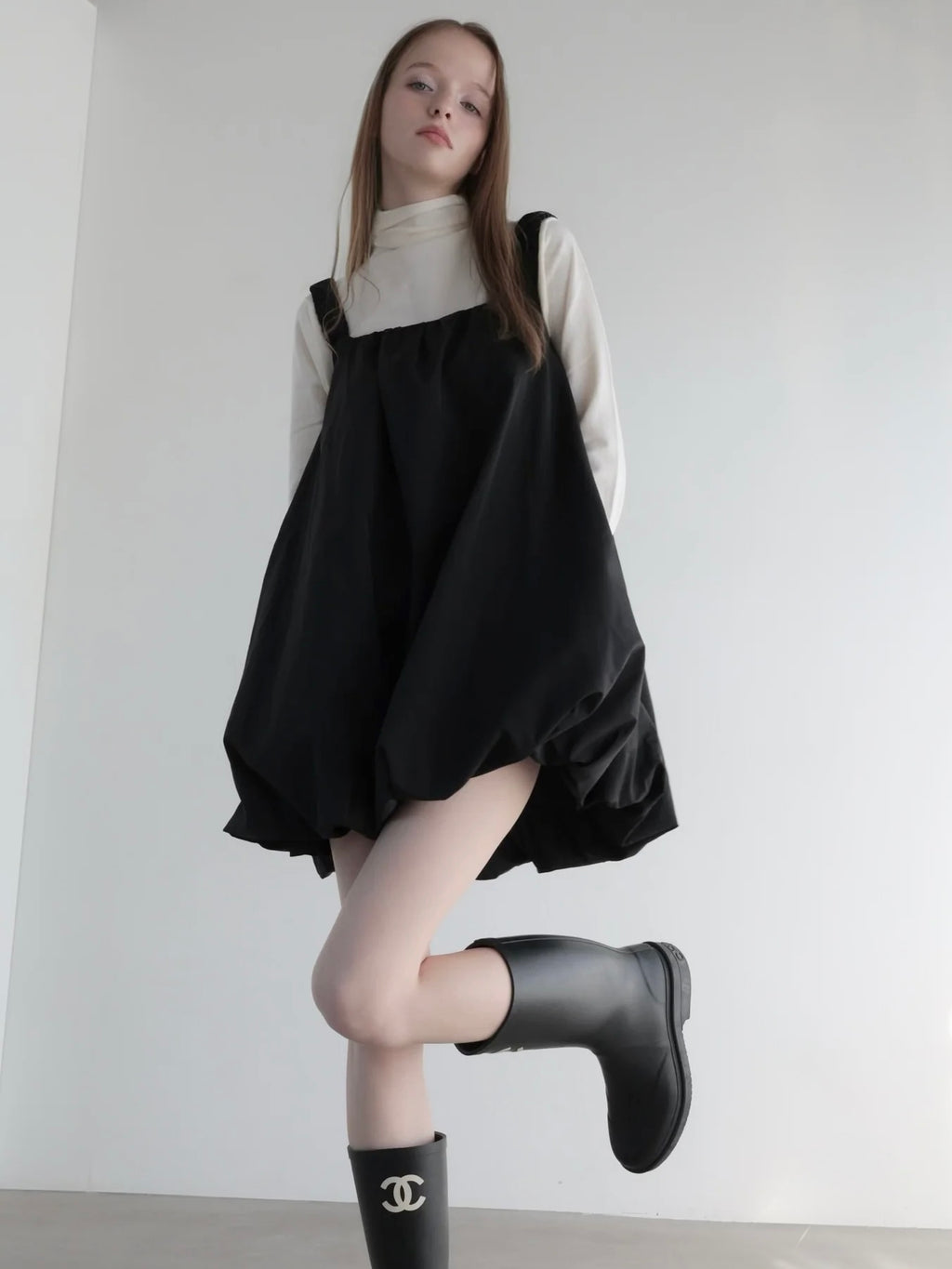 BALLOON MINI DRESS – AMOMMA