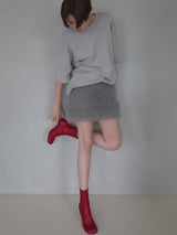 [ SAMPLE SALE ] AUDREY TULLE MINI SKIRT ( IVORY )