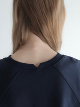 puff sleeve sweat - 起毛なし -