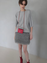 [ SAMPLE SALE ] AUDREY TULLE MINI SKIRT ( IVORY )