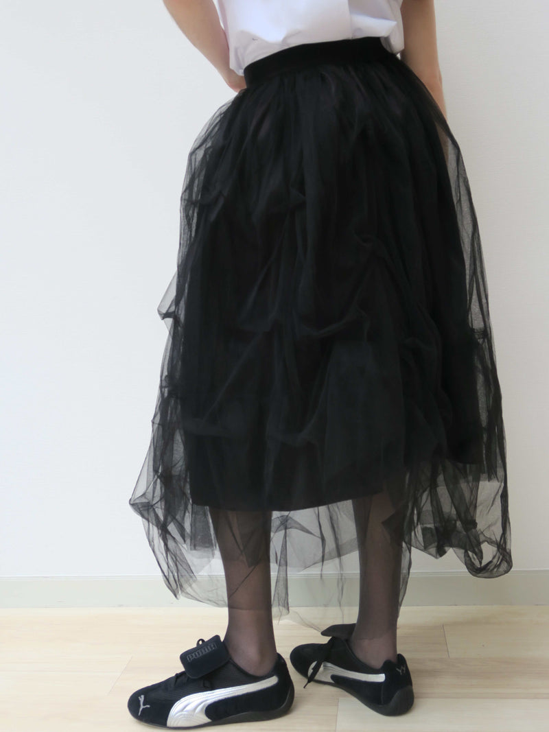 【阪急うめだ本店POP UP】DRAPE TULLE SKIRT