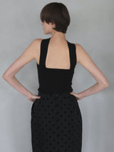 [ SAMPLE SALE ] NECK BELT KNIT BARE TOP