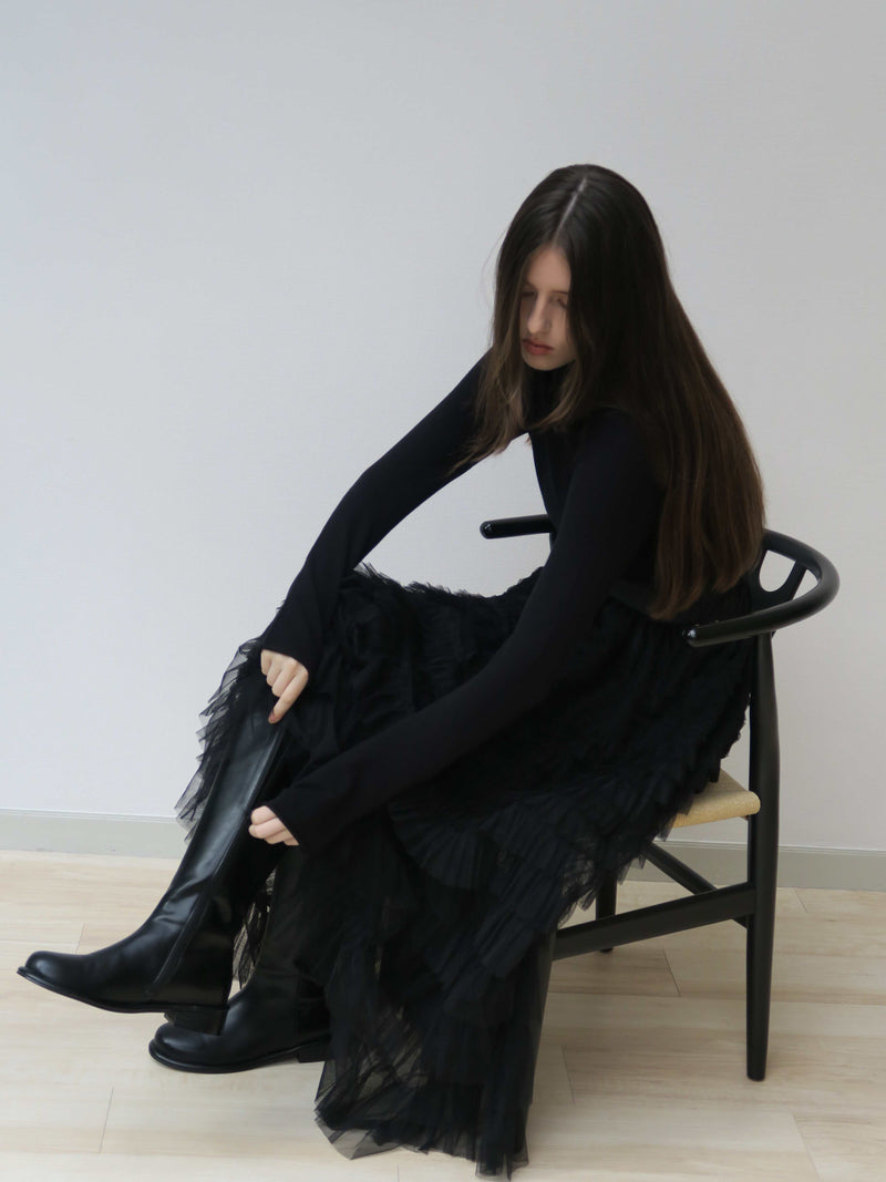 予約【阪急うめだ本店POP UP】 TIERED TULLE SKIRT