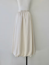 satin cocoon skirt