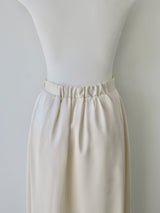 satin cocoon skirt