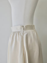 satin cocoon skirt