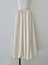 satin cocoon skirt