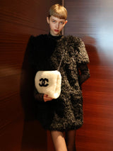 CANDY MINI FUR DRESS