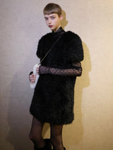 CANDY MINI FUR DRESS