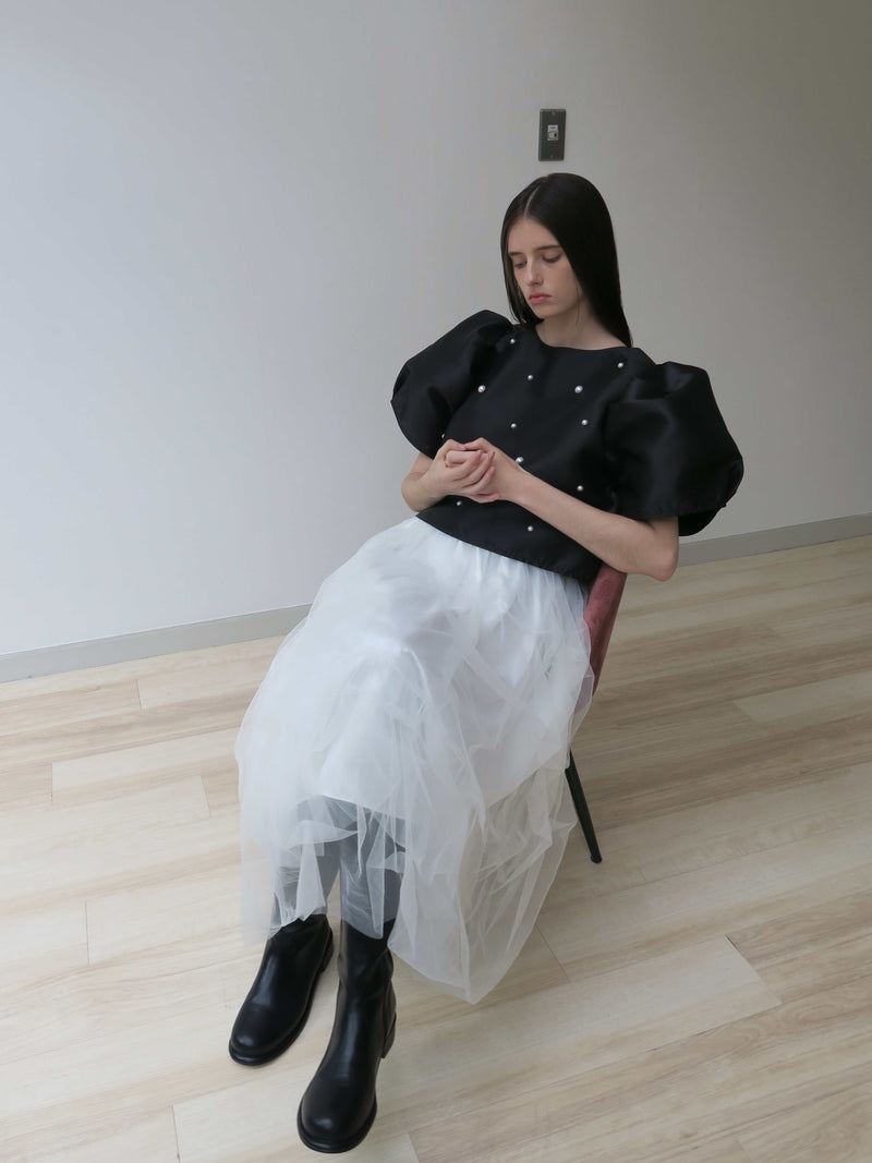 【阪急うめだ本店POP UP】DRAPE TULLE SKIRT