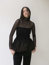 【阪急うめだ本店 POP UP】SHEER DOT TURTLE TOPS