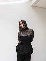 【阪急うめだ本店 POP UP】SHEER DOT TURTLE TOPS