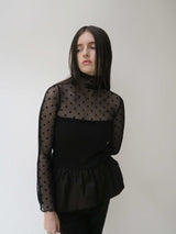 【阪急うめだ本店 POP UP】SHEER DOT TURTLE TOPS