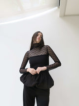 【阪急うめだ本店 POP UP】SHEER DOT TURTLE TOPS