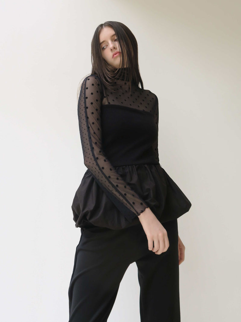 【阪急うめだ本店 POP UP】SHEER DOT TURTLE TOPS