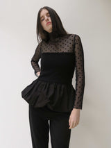 【阪急うめだ本店 POP UP】SHEER DOT TURTLE TOPS