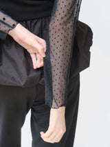 【阪急うめだ本店 POP UP】SHEER DOT TURTLE TOPS