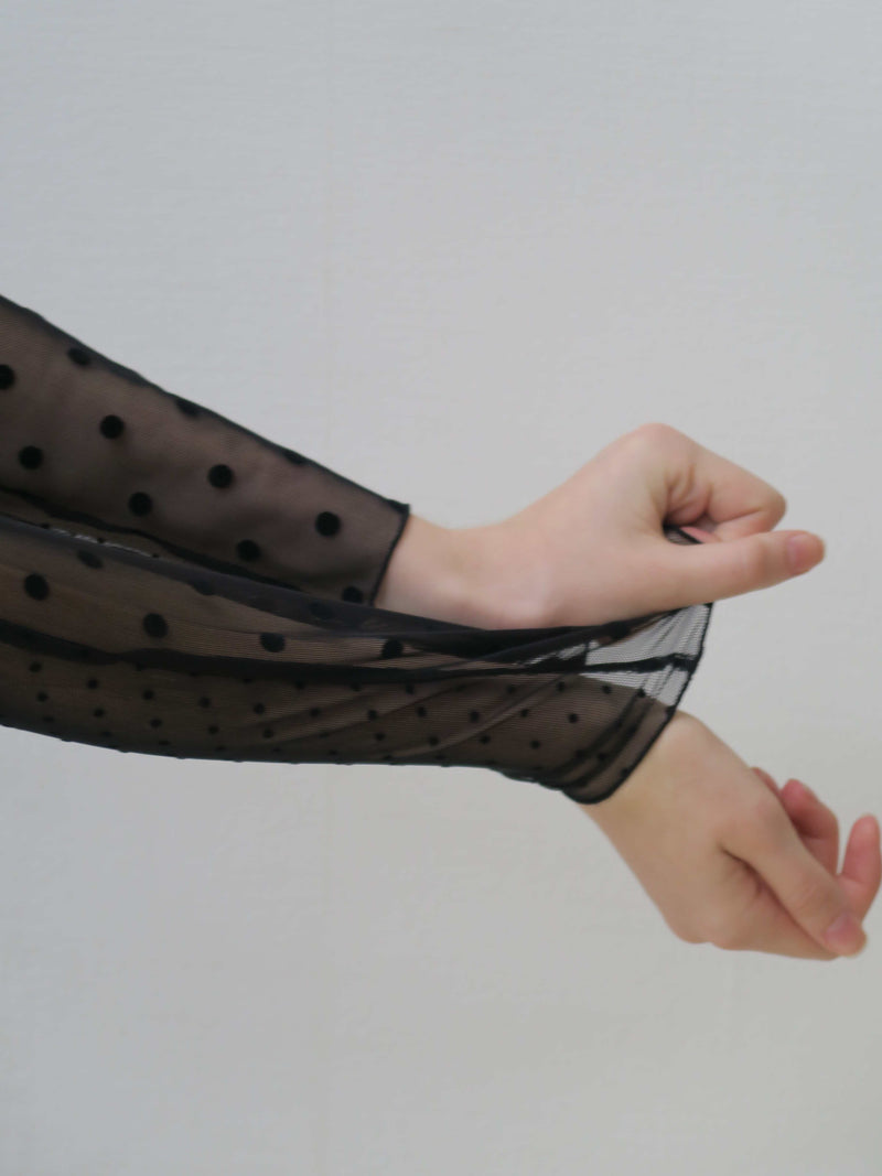 【阪急うめだ本店 POP UP】SHEER DOT TURTLE TOPS