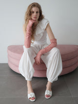 RAFFLE FRILL ONE SHOULDER TOPS
