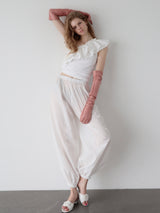 RAFFLE FRILL ONE SHOULDER TOPS