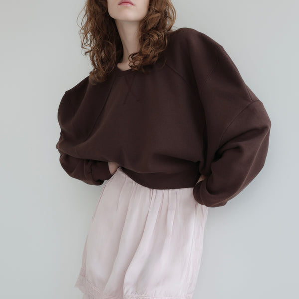 PUFF SLEEVE SWEAT - 起毛なし - – AMOMMA