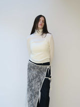 新作【阪急うめだ本店POP UP】 SPANGLE LACE WRAP SKIRT