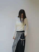 新作【阪急うめだ本店POP UP】 SPANGLE LACE WRAP SKIRT