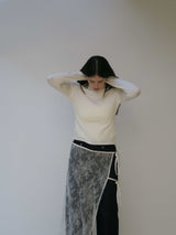 新作【阪急うめだ本店POP UP】 SPANGLE LACE WRAP SKIRT