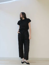 新作【阪急うめだ本店POP UP】JACQUARD TUCK PANTS