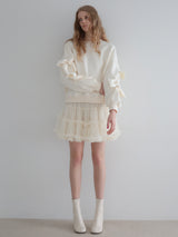 AUDREY TIERED TULLE SKIRT