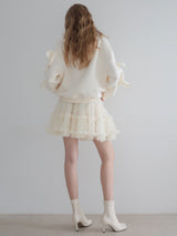 AUDREY TIERED TULLE SKIRT