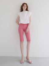GINGHAM CAPRI PANTS