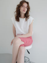 GINGHAM CAPRI PANTS