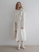 DOUBLE COLLAR TRENCH COAT