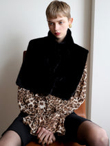 MINK LIKE NECK WARMER VEST