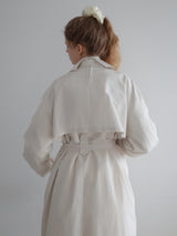 DOUBLE COLLAR TRENCH COAT