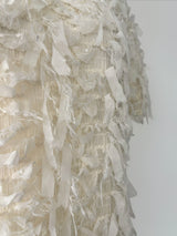 FRILL TEXTURE MINI DRESS