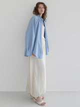 [ SAMPLE SALE ] COLOR COTTON OVER SHIRT