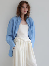 [ SAMPLE SALE ] COLOR COTTON OVER SHIRT