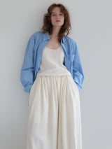 [ SAMPLE SALE ] COLOR COTTON OVER SHIRT
