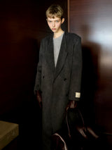 CASHMERE PADDED LONG COAT