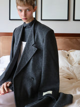 CASHMERE PADDED LONG COAT