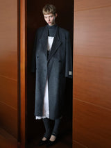 CASHMERE PADDED LONG COAT