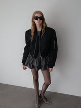 FRILL HEM MINI DRESS