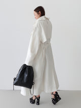 DOUBLE COLLAR TRENCH COAT