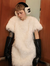 CANDY MINI FUR DRESS