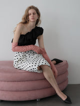 RAFFLE FRILL ONE SHOULDER TOPS